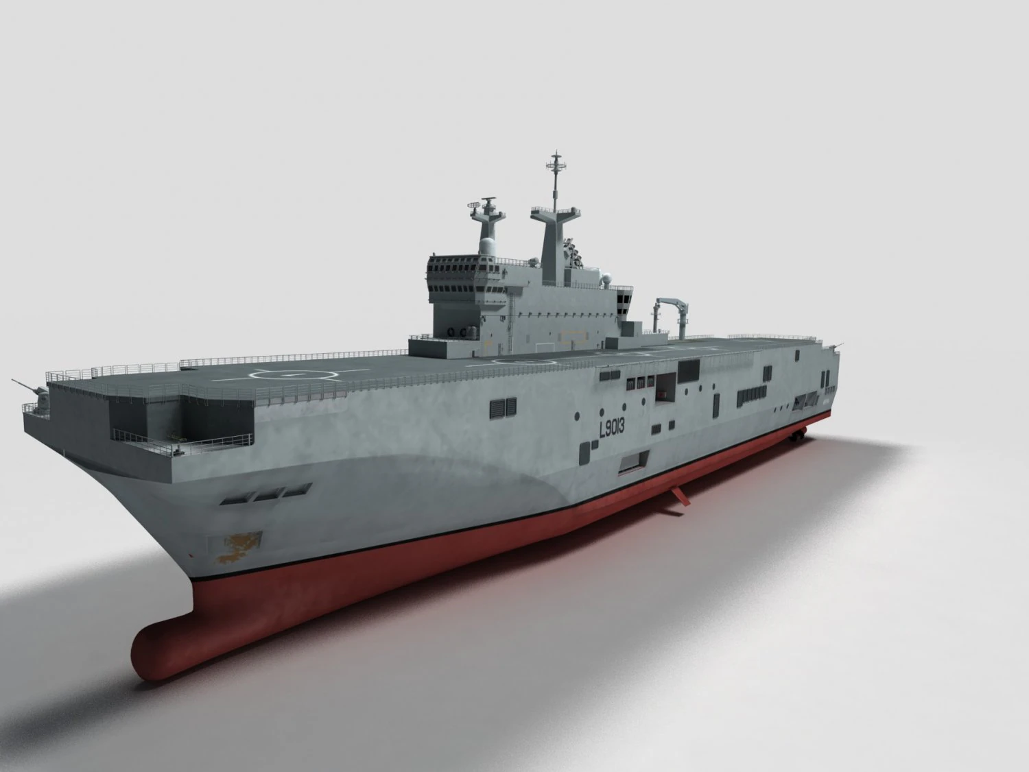 lhd mistral 3D Model .c4d .max .obj .3ds .fbx .stl .blend 