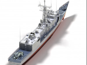 uss fahrion ffg22 ohp class frigate 3D Model