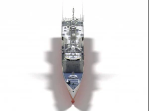 Uss fahrion ffg22 ohp class frigate Short Hull version 3D Model