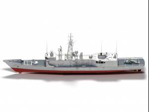 Uss fahrion ffg22 ohp class frigate Short Hull version Modèle 3D