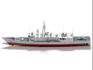 Uss fahrion ffg22 ohp class frigate Short Hull version 3D Model