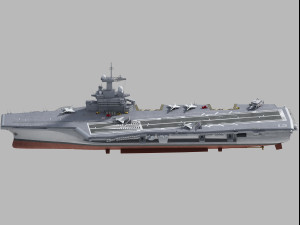 charles de gaulle r91 carrier 3D Модель