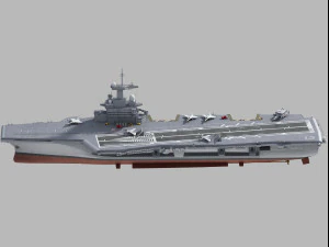 Charles de gaulle r91 carrier 3D Model