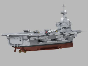 Charles de gaulle r91 carrier 3D Model