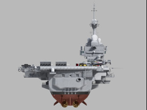 charles de gaulle r91 carrier 3D Модель
