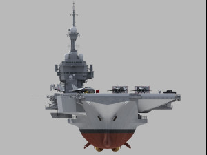 charles de gaulle r91 carrier 3D Модель