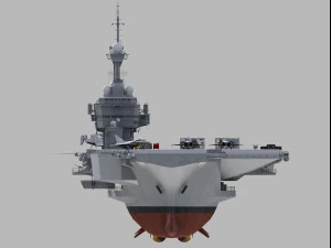 Charles de gaulle r91 carrier 3D Model