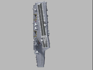 charles de gaulle r91 carrier 3D Модель
