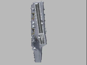 Charles de gaulle r91 carrier 3D Model