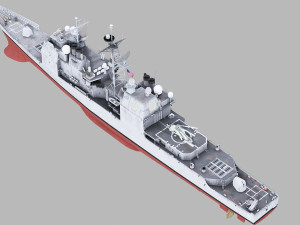 uss chosin cg-65 ticonderoga class 3D मॉडल