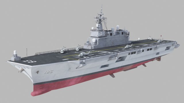 izumo class lpd 3D-Modell .c4d .max .obj .3ds .fbx .stl .blend 