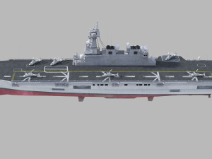 izumo class lpd 3D-Modell