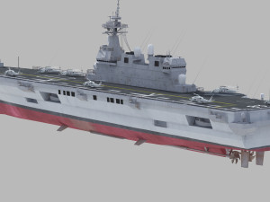 izumo class lpd 3D-Modell