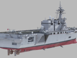 izumo class lpd 3D-Modell