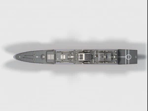 roks dae jo-yeong ddh-977 classe kdx-2 Modelo 3D