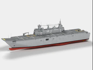 hmas adelaide canberra class lhd 3D Model