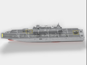 hmas adelaide canberra class lhd Modèle 3D
