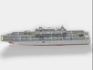 hmas adelaide canberra class lhd 3D Model