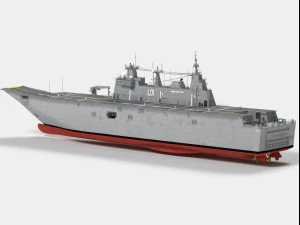 hmas adelaide canberra class lhd 3D Model