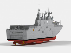 hmas adelaide canberra class lhd Modèle 3D