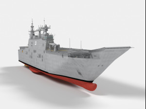 hmas adelaide canberra class lhd Modèle 3D