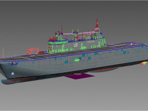hmas adelaide canberra class lhd Modèle 3D