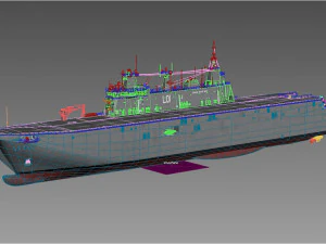 hmas adelaide canberra class lhd 3D Model