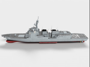 ddg-180 haguro 3D Model