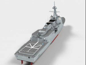 ddg-180 haguro 3D Model