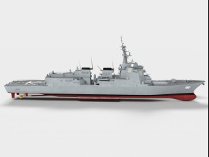 ddg-180 haguro 3D Model