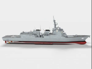 ddg-180 haguro 3D Model