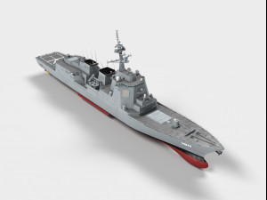 ddg-180 haguro 3D Model