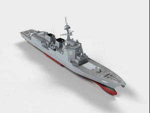 ddg-180 haguro 3D Model