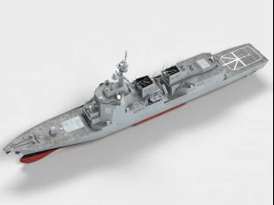 ddg-180 haguro 3D Model