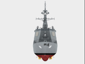 ddg-180 haguro 3D Model