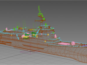 ddg-180 haguro 3D Model