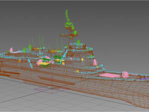 ddg-180 haguro 3D Model