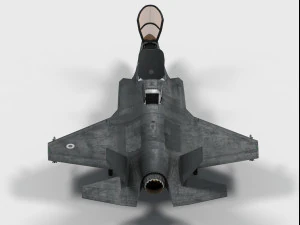 lockheed f-35 b british decals 3D Model