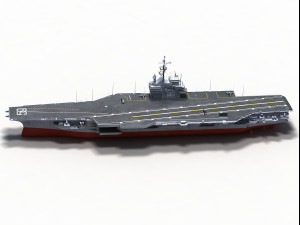 USS CVN-59 Forrestal 3Dモデル