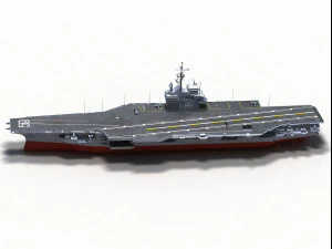 USS CVN-59 Forrestal Modello 3D