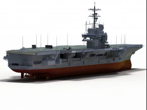 USS CVN-59 Forrestal Modello 3D