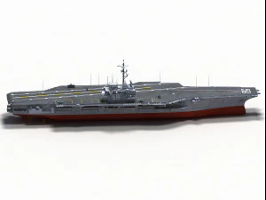 USS CVN-59 Forrestal Modello 3D