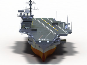 USS CVN-59 Forrestal 3Dモデル