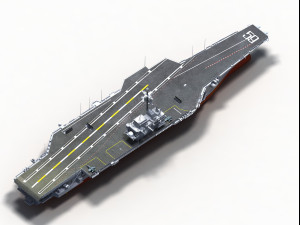 USS CVN-59 Forrestal 3Dモデル