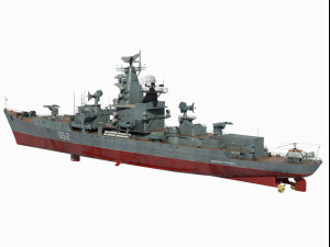 Admiral Zuzulya Kresta-1 class cruiser 3D Model