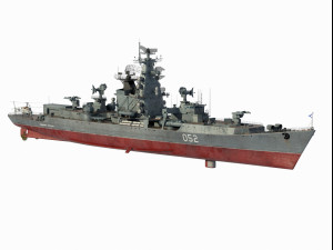 Admiral Zuzulya Kresta-1 class cruiser Modello 3D