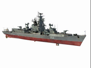 Cruzador da classe Almirante Zuzulya Kresta-1 Modelo 3D