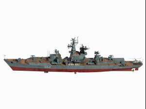 Admiral Zuzulya Kresta-1 class cruiser Modello 3D