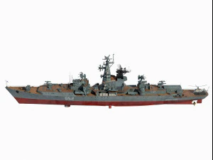 Cruzador da classe Almirante Zuzulya Kresta-1 Modelo 3D