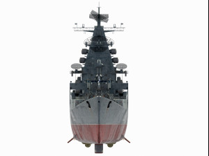Admiral Zuzulya Kresta-1 class cruiser Modello 3D